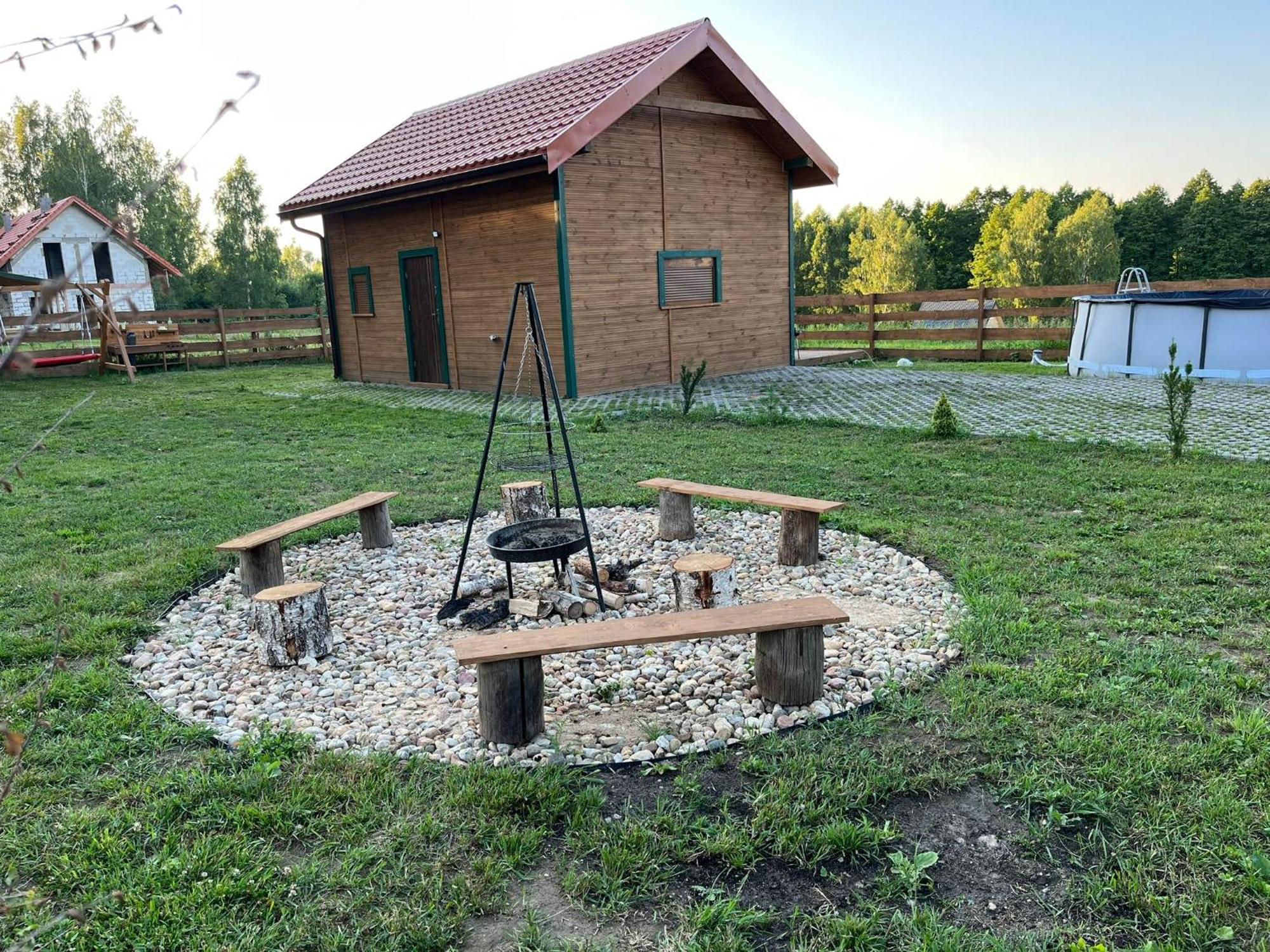 Zielona Chatka Nad Sapina Pozezdrze 外观 照片